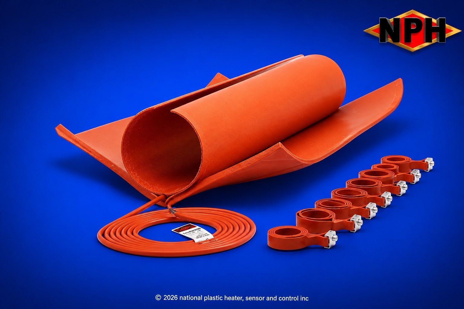 Pre Formed Silicone Rubber Heaters